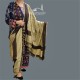 Women Shawl Khaki Color Acro and Embroidered Corners