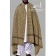 Pure Wool Checked Shawl for Men