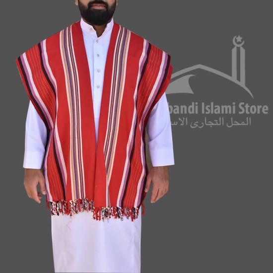 Maroon Habirah Yemeni Shawl