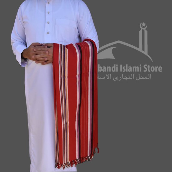 Maroon Habirah Yemeni Shawl