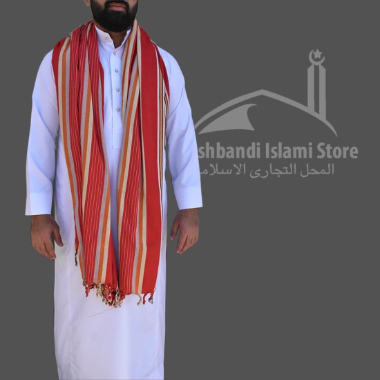 Red Habirah Yemeni Shawl