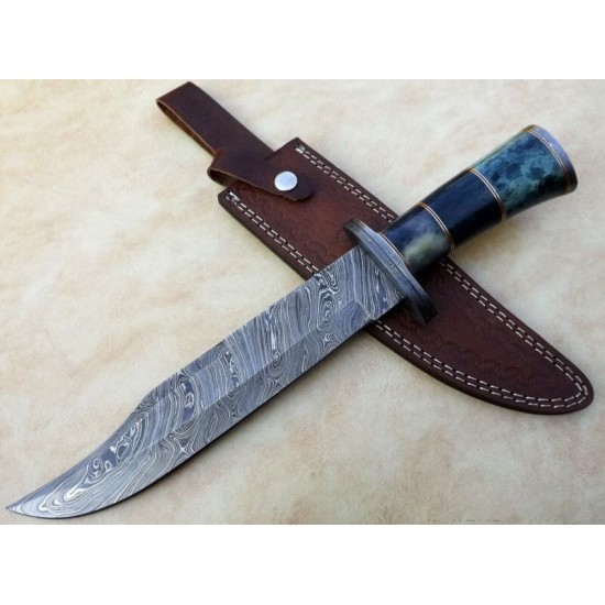 ND-104 Camel Bone 15 Inches Handle Bowie Knife