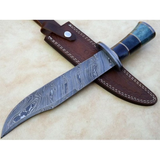 ND-104 Camel Bone 15 Inches Handle Bowie Knife