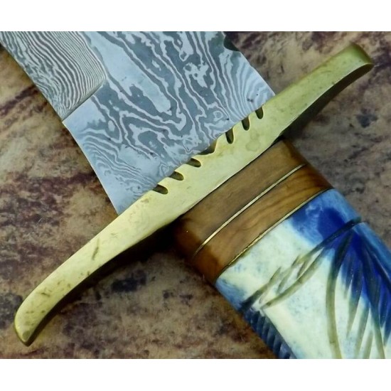 ND-109 Camel Bone Handle 18 inches Bowie Knife