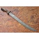 NS-108 CUSTOM HANDMADE 33 Inches Beautiful Stag Horn Handle Sword