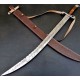 NS-110 CUSTOM HANDMADE 35 Inches Rose Wood Handle Arabian Sword