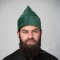 Dark Green Naqshbandi Sufi Kufi Cone Taj – Handcrafted Velvet Imamah Cap with Ottoman Embroidery | Naqshbandi Hat for Turban Wrapping