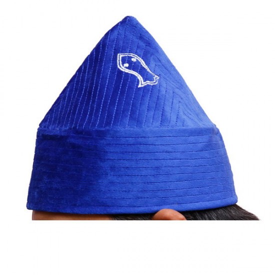 Kufi Cone Taj Blue Sufi Muslim Kufi Hat