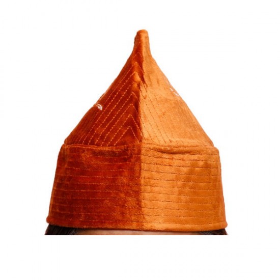 Kufi Cone Taj Camel Brown Sufi Muslim Hat