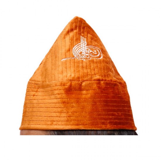 Kufi Cone Taj Camel Brown Sufi Muslim Hat