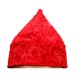 Red Naqshbandi Sufi Kufi Cone Taj – Handcrafted Velvet Imamah Cap with Ottoman Embroidery | Naqshbandi Hat for Turban Wrapping