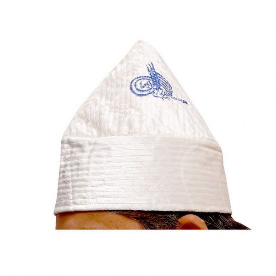 Kufi Cone Taj White Kufi Muslim White Hat 