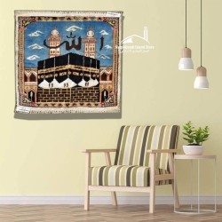 WALLHANGING OF KAABA SHAREEF HANDMADE 2x2FT          