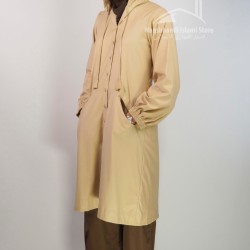 Hooded Coat – Golden Sand Casual Wear for Women | Elegant Modest Outerwear