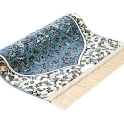 Luxurious quality Haramain Prayer Mat -Light Blue color