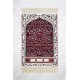 Luxurious quality Haramain Prayer Rug - Red color