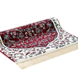 Luxurious quality Haramain Prayer Rug - Red color