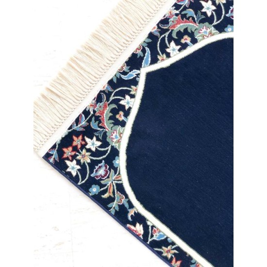 Makkah imam prayer mat - Dark Blue color