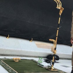 Makkah imam prayer mat - green color XL size