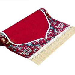 Makkah imam prayer mat - Red color