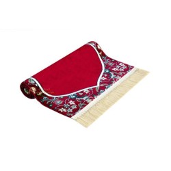 Makkah imam prayer mat - Red color