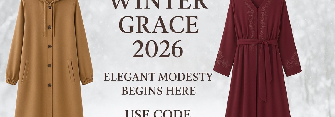 Modest Winter Elegance 2026 — Exclusive Abaya & Coat Collection for the New Year