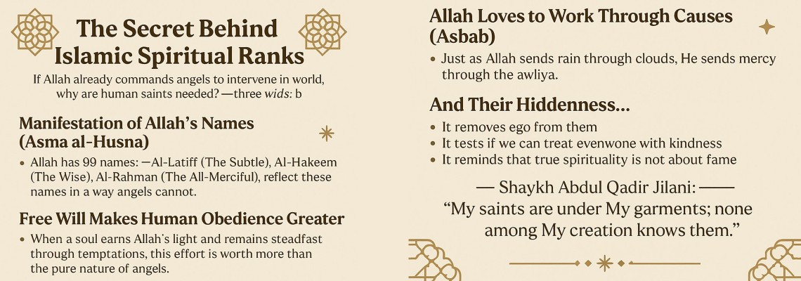 Islamic Spiritual Ranks and Guidance Through Life Stages: From Childhood to Old Age