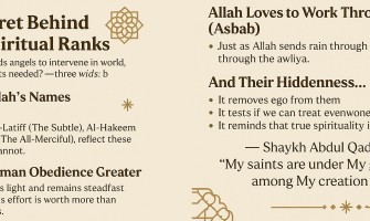 Islamic Spiritual Ranks and Guidance Through Life Stages: From Childhood to Old Age