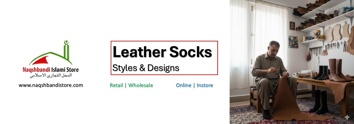 Leather Khuffain – Genuine Leather Prayer Socks for Wudhu, Winter & Worldwide Wholesale Supply