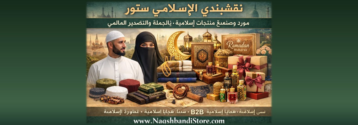 نقشبندي الإسلامي ستور – مورد ومصنّع منتجات إسلامية بالجملة والتصدير العالمي