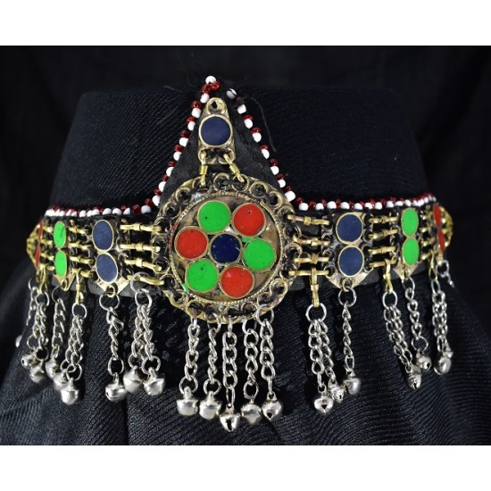 Muslim Women Traditional Cap Matching Jewelry