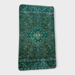 Green Prayer Rug Cut Piece – from Holy Kaaba Floor | 120 × 70 cm Masjid al-Haram Makkah