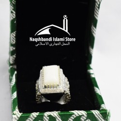 Special Marble Rectangle Shape Ring made with Riyyaz ul Jannah Floor