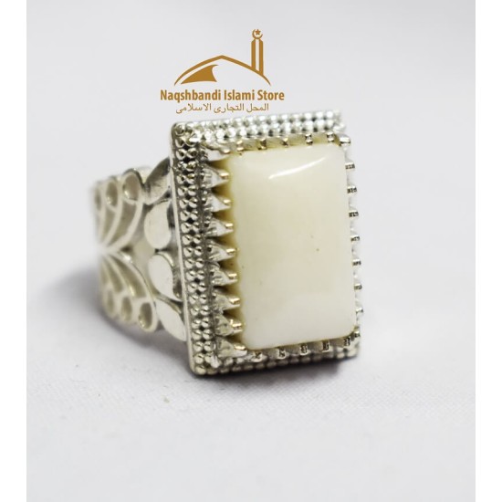 Special Marble Rectangle Shape Ring made with Riyyaz ul Jannah Floor