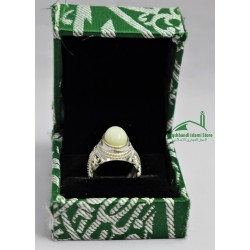 Special Marble Circle Ring – Crafted from Riyaz ul Jannah Floor Marble | Masjid al-Nabawi Relic