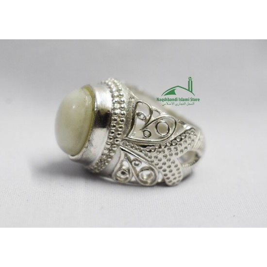 Special Marble Circle Shape Ring made with Riyyaz ul Jannah Floor