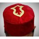 Kufi Nalain Cap Red Sufi Muslim Hat