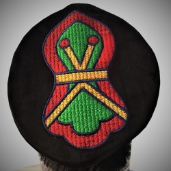 Kufi Nalain Cap Black Kufi Mawlid Hat