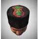 Kufi Nalain Cap Black Kufi Mawlid Hat