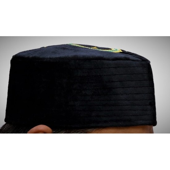 Kufi Nalain Cap Black Kufi Hat