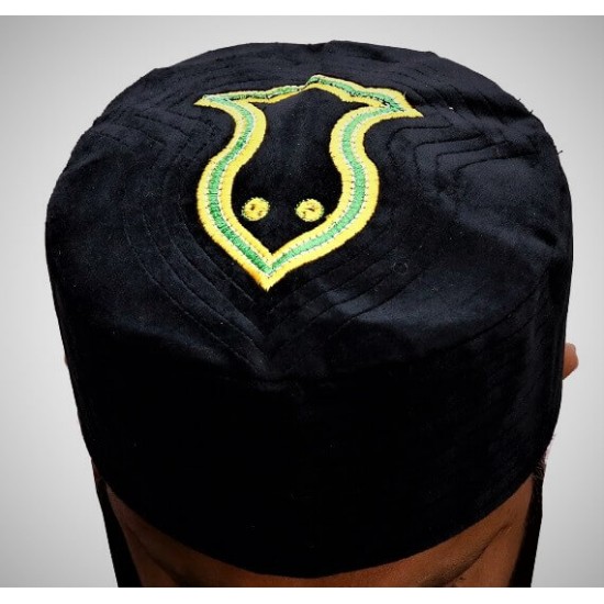 Kufi Nalain Cap Black Kufi Hat