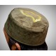 Kufi Nalain Cap Henna Green Sufi Muslim Hat