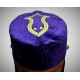 Kufi Nalain Cap Purple Sufi Muslim Hat