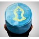 Kufi Nalain Cap Blue Sufi Muslim Hat