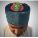 Kufi Nalain Cap Sea Blue Mawlid Hat 