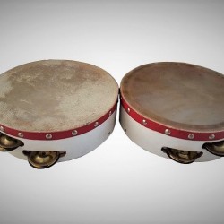 Pair of Wooden Dafli for Mawlid