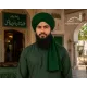 Dark Green Turban Cloth for Imama and Dastar – Traditional Islamic Cotton Fabric
