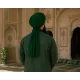 Dark Green Turban Cloth for Imama and Dastar – Traditional Islamic Cotton Fabric