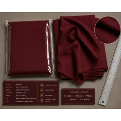 Maroon Turban Cloth for Imama and Dastar – Traditional Islamic Cotton Fabric