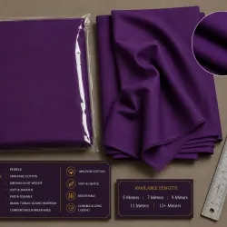 Purple Turban Cloth for Imama and Dastar – Traditional Islamic Cotton Fabric